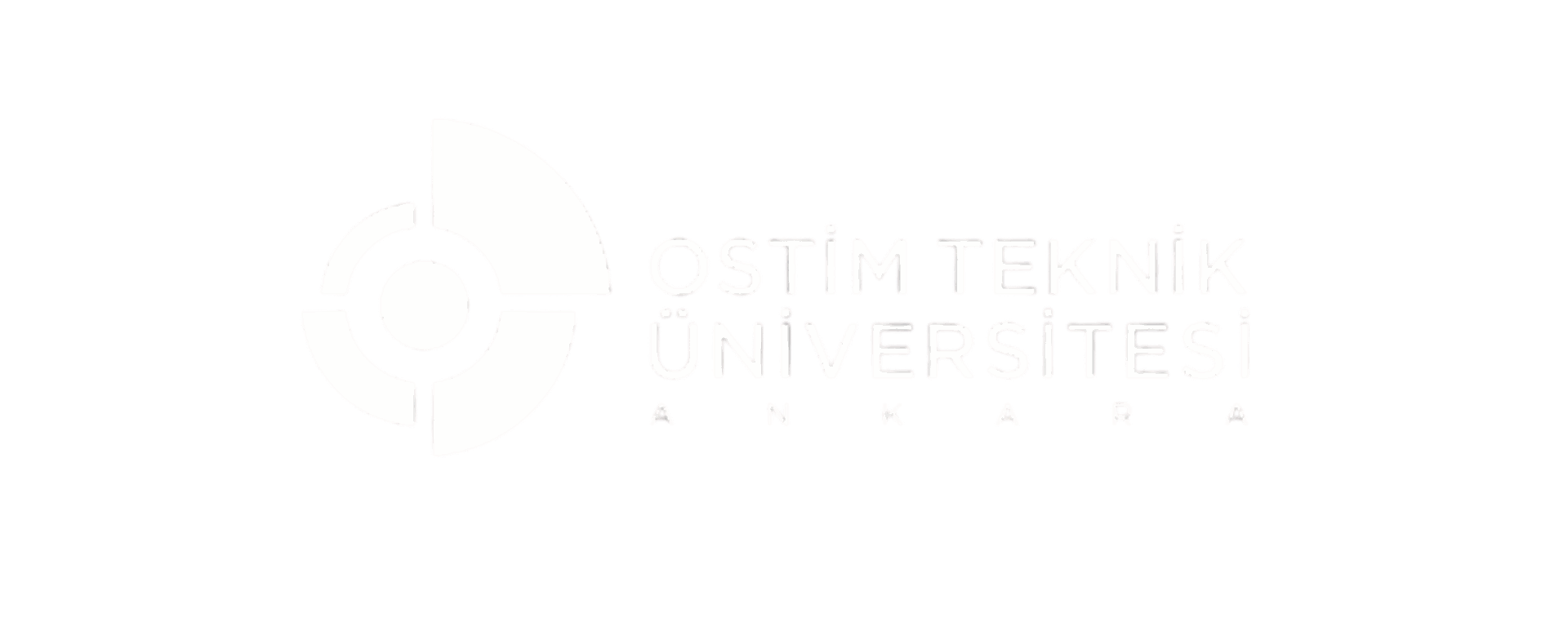 OSTIM technical university white logo